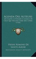 Agenda Des Auteurs