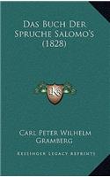 Das Buch Der Spruche Salomo's (1828)