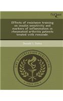 Effects of Resistance Training on Insulin Sensitivity and Markers of Inflammation in Rheumatoid Arthritis Patients Treated with Remicade