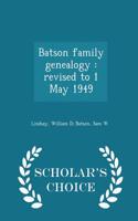 Batson Family Genealogy