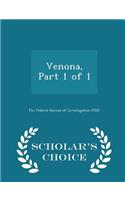 Venona, Part 1 of 1 - Scholar's Choice Edition