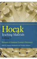 Hocak Teaching Materials, Volume 1