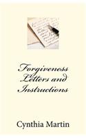 Forgivness Letters and Instructions: (English)