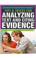 Tips & Tricks for Analyzing Text and Citing Evidence