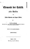 Elemente der Taktik aller Waffen für Officier-aspiranten und jüngere Officiere