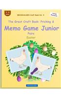 BROCKHAUSEN Craft Book Vol. 4 - The Great Craft Book: Pricking & Memo Game Junior Pairs: Easter