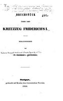 Bruchstück über den Kreuzzug Friedrich's I.