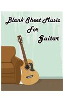 Blank Sheet Music For Guitar