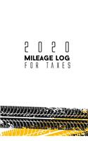 2020 Mileage Log For Taxes