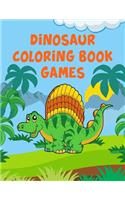 Dinosaur Coloring Book Games: Dinosaur Coloring Book Games, Dinosaur Coloring Books For Kids, 50 Pages 8.5"x 11"