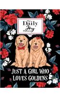 The Daily Joy Planner Just a Girl Who Loves Goldens
