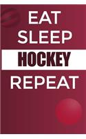 Eat Sleep Hockey Reapt Notebook