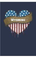 Wyoming: Ruled Travel Diary Notebook or Journey Journal - Lined Trip Pocketbook for Men and Women with Lines