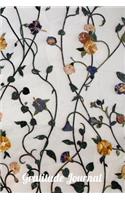 Gratitude Journal: Floral Vines A notebook to record all of the things you are grateful for, 6 x 9 100 pages