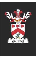 Gammell: Gammell Coat of Arms and Family Crest Notebook Journal (6 x 9 - 100 pages)