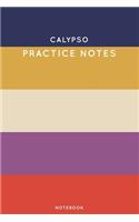 Calypso Practice Notes: Cute Stripped Autumn Themed Dancing Notebook for Serious Dance Lovers - 6x9 100 Pages Journal