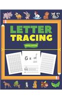 Letter Tracing - Animals Edition For Kids 3+