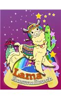 Lama - Ausmalbuch