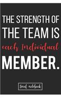 The Strength of the Team is each Individual Member.