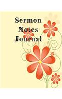 Sermon Notes Journal