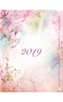 Beautiful Pink Dreamscape 2019 Academic Year 18 Month Planner: July 2018 To December 2019 Weekly and Monthly Large 8.5x11 Organizer with Motivational Quotes(50 2019 Motivational Quotes Planners)