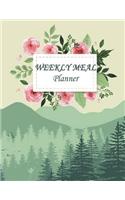 Weekly Meal Planner: Weekly Meal Planner and Grocery List, Food Planners, Family Meal Planning Notebook 120 Pages Large 8.5" x 11"