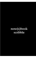 note(s)book scribble