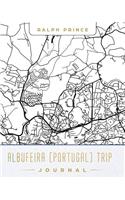 Albufeira (Portugal) Trip Journal: Lined Travel Journal/Diary/Notebook with Albufeira (Portugal) Map Cover Art