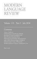 Modern Language Review (113