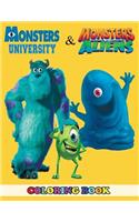 Monsters University and Monsters Vs Aliens Coloring Book: 2 in 1 Coloring Book for Kids and Adults, Activity Book, Great Starter Book for Children with Fun, Easy, and Relaxing Coloring Pages