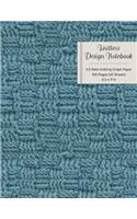 Knitters Design Notebook 4: 5 Ratio Knitting Graph Paper: Seafoam Blue Cover Knitting Project Design Paper