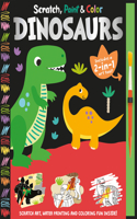 Scratch, Paint & Color Dinosaurs: (Scratch, Paint & Color)