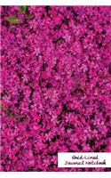 Grid-Lined Journal Notebook.: (Diary, Notebook) Glossy And Soft Cover, Grid-Lined Journal, Grid-Lined Notebook, Graph, 100 Grid-Lined Pages, Size 6" x 9"(Grid-Lined Flower Edition.)
