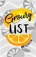 Grocery List Notebook