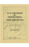 49.–50. Jahresbericht des Sonnblick-Vereines für die Jahre 1951–1952