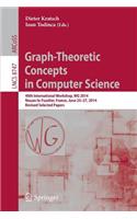 Graph-Theoretic Concepts in Computer Science: 40th International Workshop, WG 2014, Nouan-le-Fuzelier, France, June 25-27, 2014. Revised Selected Papers