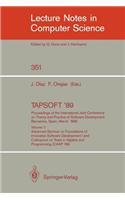 Tapsoft '89: Proceedings of the International Joint Conference on Theory and Practice of Software Development, Barcelona, Spain, March 13-17, 1989
