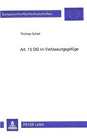 Art. 15 GG im Verfassungsgefuege