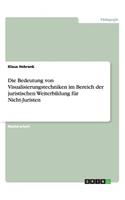 Die Bedeutung von Visualisierungstechniken im Bereich der juristischen Weiterbildung für Nicht-Juristen: (German)
