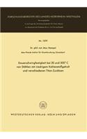 Dauerschwingfestigkeit Bei 20 Und 500°c Von Stählen Mit Niedrigem Kohlenstoffgehalt Und Verschiedenen Titan-Zusätzen