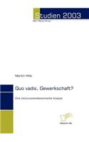Quo vadis, Gewerkschaft?