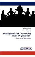 Management of Community Based-Organsations