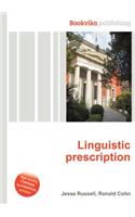 Linguistic Prescription