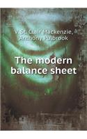 The Modern Balance Sheet