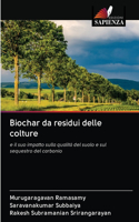 Biochar da residui delle colture
