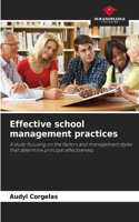 Effective school management practices