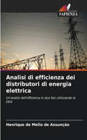 Analisi di efficienza dei distributori di energia elettrica