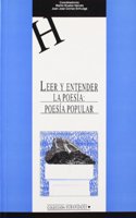 Leer y Entender La Poesia: Poesia Popular
