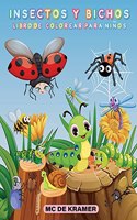 Insectos y bichos libro de colorear para niños
