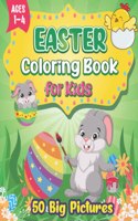 Easter Coloring Book for Kids Ages 1-4